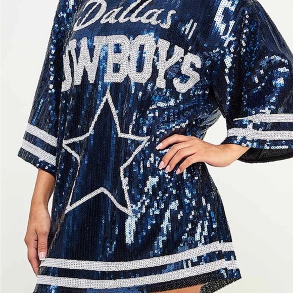 Dresses Dallas Cowboys Sequin Birthday Dress Shirt Poshmark